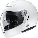 HJC V90 Solid Flip-Up Helmet with Sun Visor ECE...