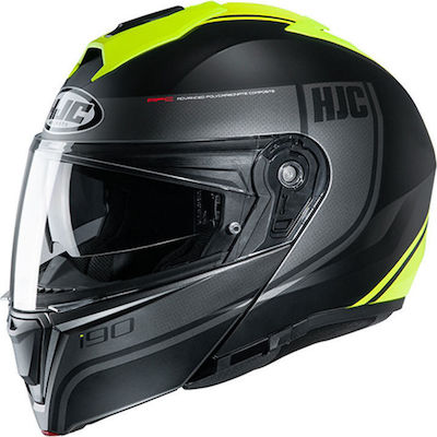 HJC i90 Davan Flip-Up Helmet with Pinlock and Sun Visor ECE 22.05 1720gr MC4HSF