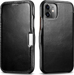 iCarer Vintage Folio Blace (iPhone 11)
