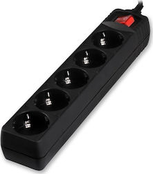 Sonora PSB501 5-Outlet Power Strip 1.5m Black