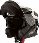 Nova Racing 510-DV Black Motorradhelm Aufklappb...