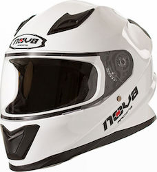 Nova Racing 310-SV Full Face Helmet ECE 22.05 White NV310SVW