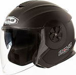 Nova Racing 210-DV Jet Helmet with Sun Visor EC...