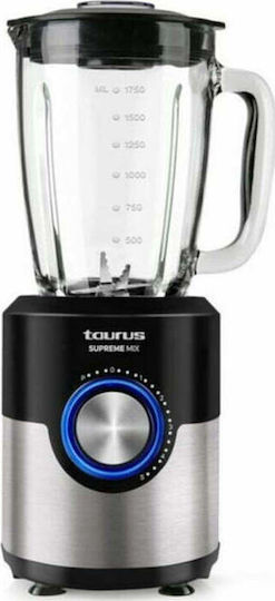 Taurus Supreme Mix Blender Cu Cană Din Sticlă 1,75 L 1200W Negru