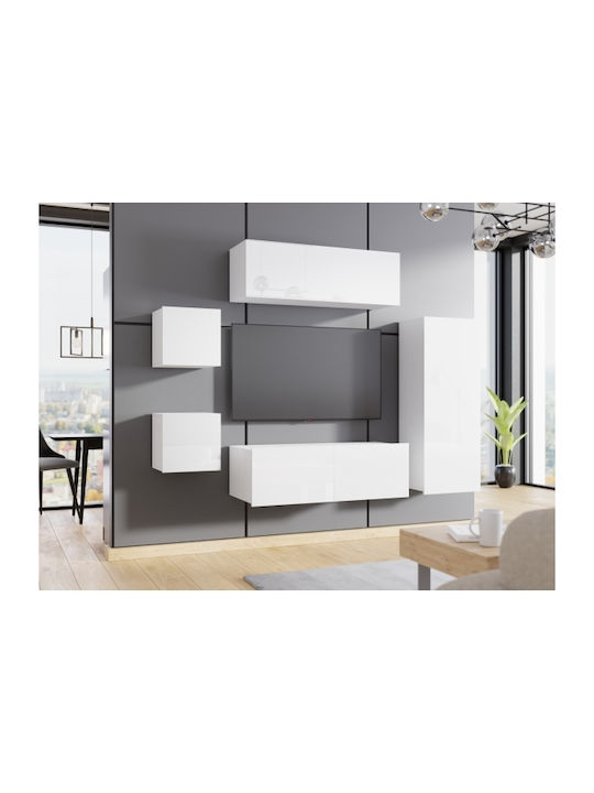 Ντουλάπι Τοίχου Calabrini Mini Λευκό 34x32x34εκ.
