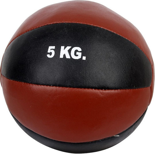 Maxwel Medicine Ball Μπάλα Medicine 5kg σε Καφέ Χρώμα