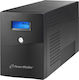 Powerwalker VI 3000 SCL UPS Line-Interactive 3000VA 1800W με 4 Schuko Πρίζες