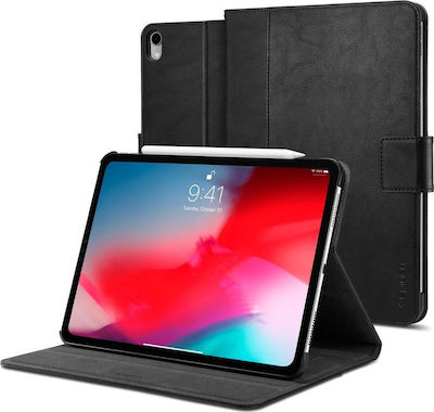 Spigen Stand Folio Klappdeckel Synthetisches Leder Schwarz (iPad Pro 2018 11") 067CS25644
