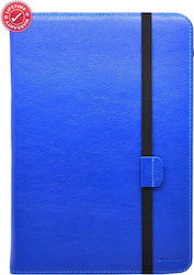 Ancus Smart Luxury Flip Cover Synthetic Leather / Leather Blue (Universal 7-8") 06593