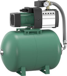 Wilo HiMulti 3H50-45 P Multistage Single Phase Water Pressure Pump with 50 Litre Container 1.10hp