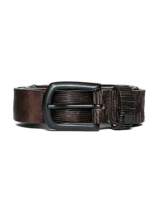 Replay Men's Leather Belt Brown