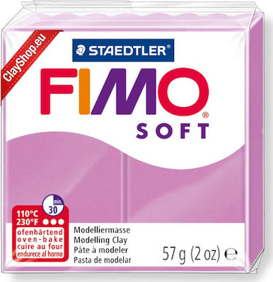 Staedtler Fimo Soft Lavender Πολυμερικός Πηλός 57gr