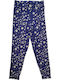 Kinder Leggings Lang Blau