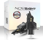 NovSight Λάμπες Αυτοκινήτου H4 LED 6500K Ψυχρό Λευκό 32V 30W 2τμχ