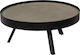 Round Coffee Table Metal Black L74xW74xH32cm.