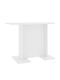 Kitchen Rectangular Table White 110x60x75cm