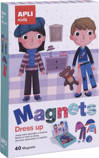 Apli Kids Magnetic Construction Toy Magnets Dress Up for Children 3+ Years