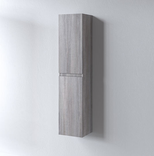 Martin Omega 35 3COM035GO0 Στήλη Μπάνιου Τοίχου 35x32x160cm Grey Oak