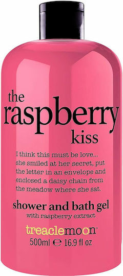 Treaclemoon Raspberry Kiss Schaumbad in Gel mit Glycerin Feuchtigkeitsspendend 500ml