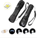 Rechargeable Flashlight LED Waterproof with Maximum Brightness 800lm Xanes Cree-XH P50