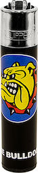 Clipper Αναπτήρας Φλόγας Μαύρος Bulldog Amsterdam Clipper Αναπτήρας Φλόγας Μαύρος Bulldog Amsterdam