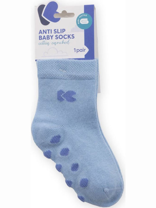 Kikka Boo Non-slip Kids' Ankle Socks Blue