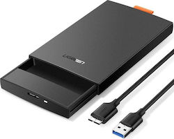 Ugreen Hard Drive Case 2.5" SATA III with connection USB 3.0 in Schwarz color