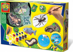 Ses Creative Scary Animals Glow in the Dark Casting and Painting Set