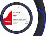 AMiO Car Steering Wheel Cover SWC-08-M with Diameter 37-39cm Synthetic Black