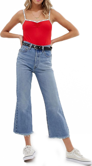 Levi s Ribcage Crop Flare 778760001 Scapegoat Skroutz.gr