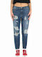 Only Women's Jean Trousers with Rips in Boyfriend Fit