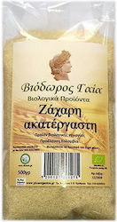 Viodoros Gaia Roh Brauner Zucker kristallin Bio-Produkt 500gr