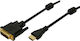 LogiLink Kabel DVI-D-Stecker - HDMI-Stecker 3m Schwarz (CH0013)