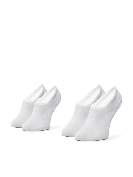 Tommy Hilfiger Bărbați Șosete Uni Albe 2Pachet