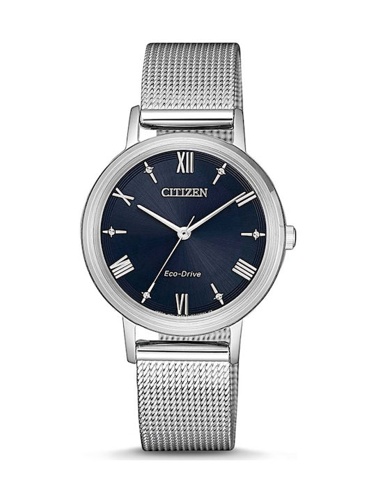 Citizen Uhr mit Silber Metallarmband EM0571-83L