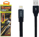 Moxom MX-CB06 Flach USB-A zu Lightning Kabel Schwarz 1m (MX-CB06)