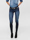 Carmen Women's Jean Trousers in Skinny Fit Dark Blue Denim