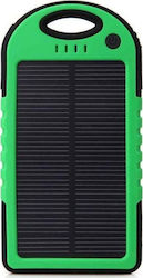 ES500 Слънчева Power Bank 5000mAh с 2 USB-A пор...