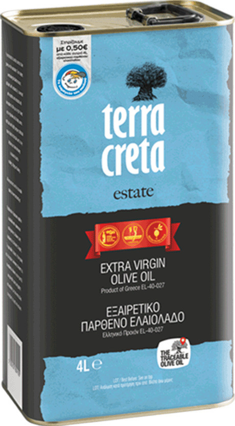 Terra Creta Εξαιρετικό Παρθένο Ελαιόλαδο 4lt