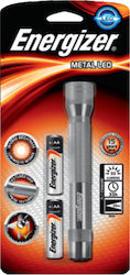 Energizer Metal 2ΑΑ Στεγανός Φακός LED 55lm 2τμχ