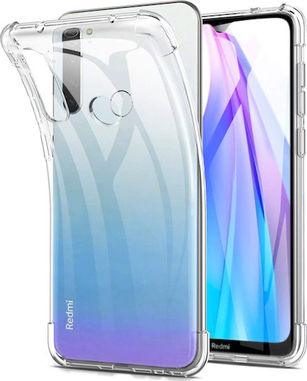 Back Cover Σιλικόνης Διάφανο (Redmi Note 8T)
