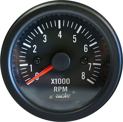 Simoni Racing Car Dashboard RPM Counter Analog Instrument 52mm 0-8.000rpm