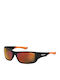 Polaroid Sonnenbrillen mit Schwarz Rahmen und Orange Polarisiert Spiegel Linse PLD7013/S CAXOZ