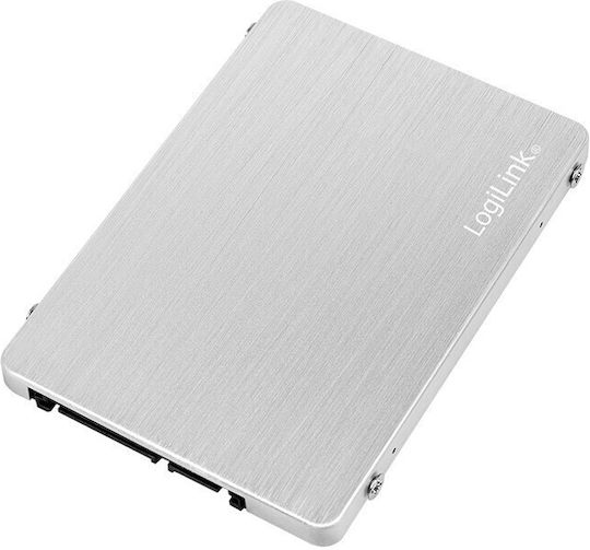 LogiLink Carcasă pentru unitate de hard disk 2.5" / M.2 SATA III cu conexiune SATA în culoarea Argintiu