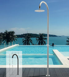Tema Stainless Steel Outdoor Shower