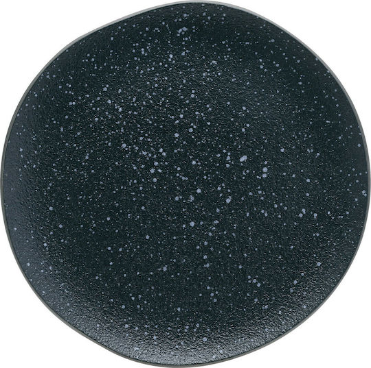HFA Granite Πιάτο Ρηχό Οβάλ από Πορσελάνη Μπλε 26x25cm