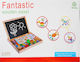 Fantastic Wooden Easel Magnetic Board Markerboard Blackboard Double Sided