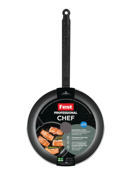 Fest Professional Chef Pan made of Aluminum with Non-Stick Coating 26cm
