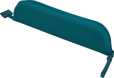 Legami Milano Soft Touch Cute Pencil Case with 1 Compartment Green