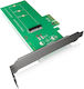 Icy Box PCI-Card, M.2 PCIe SSD to PCIe 3.0 x4 Host (IB-PCI208)